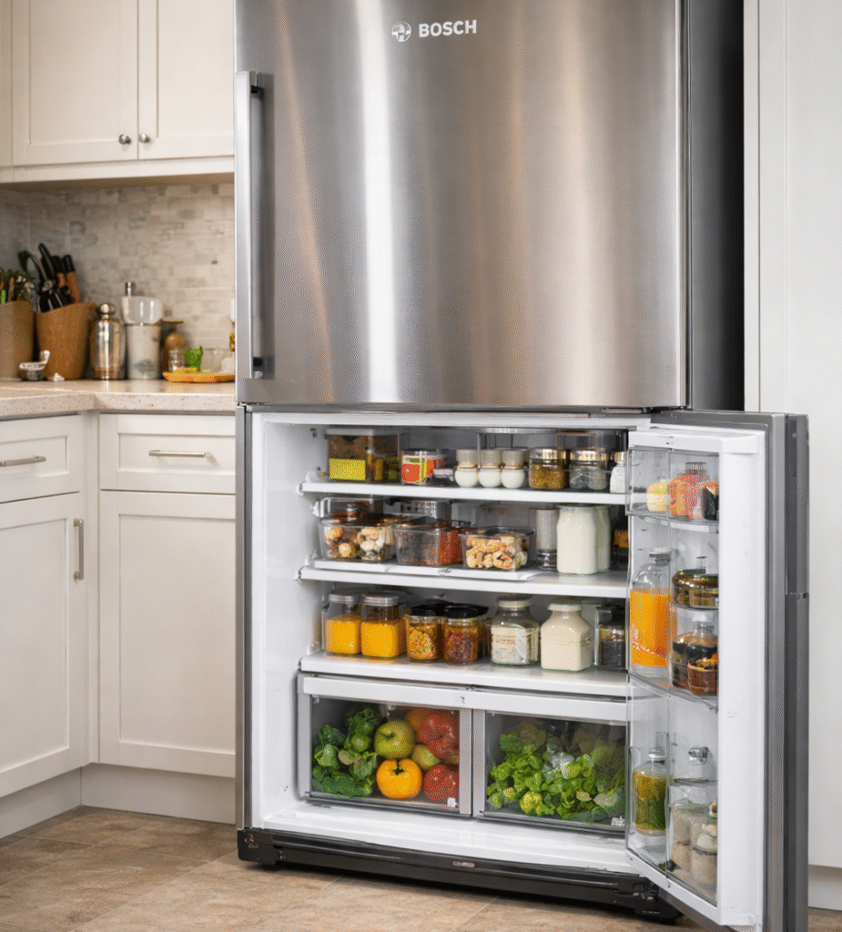 خنک نکردن یخچال بوش